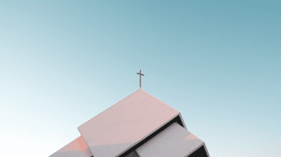 Church Roof with Cross on top
